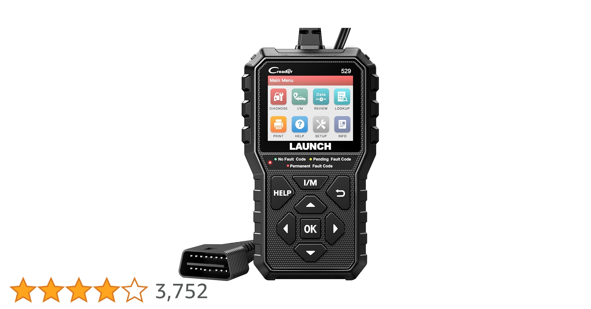 【M2248-82-60】LAUNCH CR529 OBD2 車診断ツール日本語 Amazon | LAUNCH CR529 obd2 診断機 日本語 自動車故障診断機