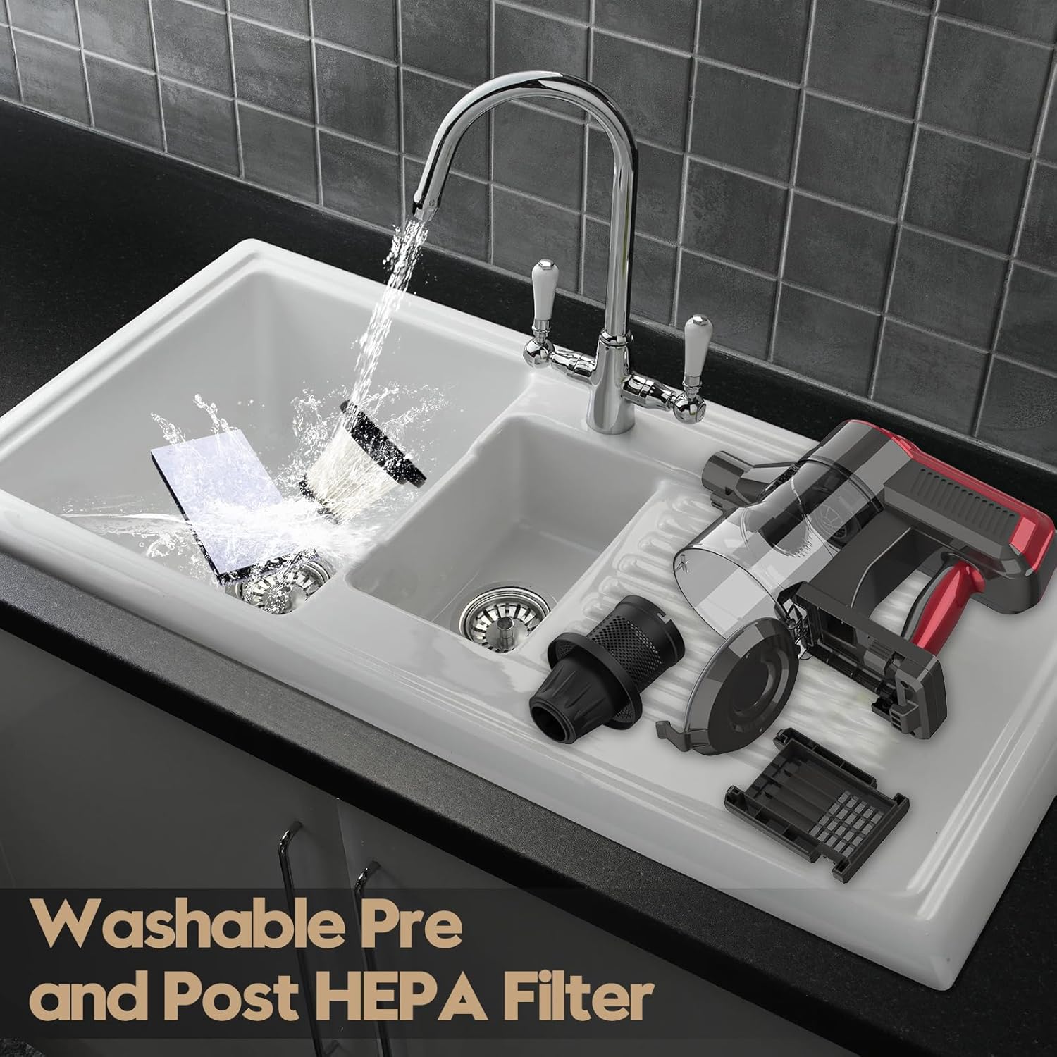 Washable Pre and Post HEPA Filter