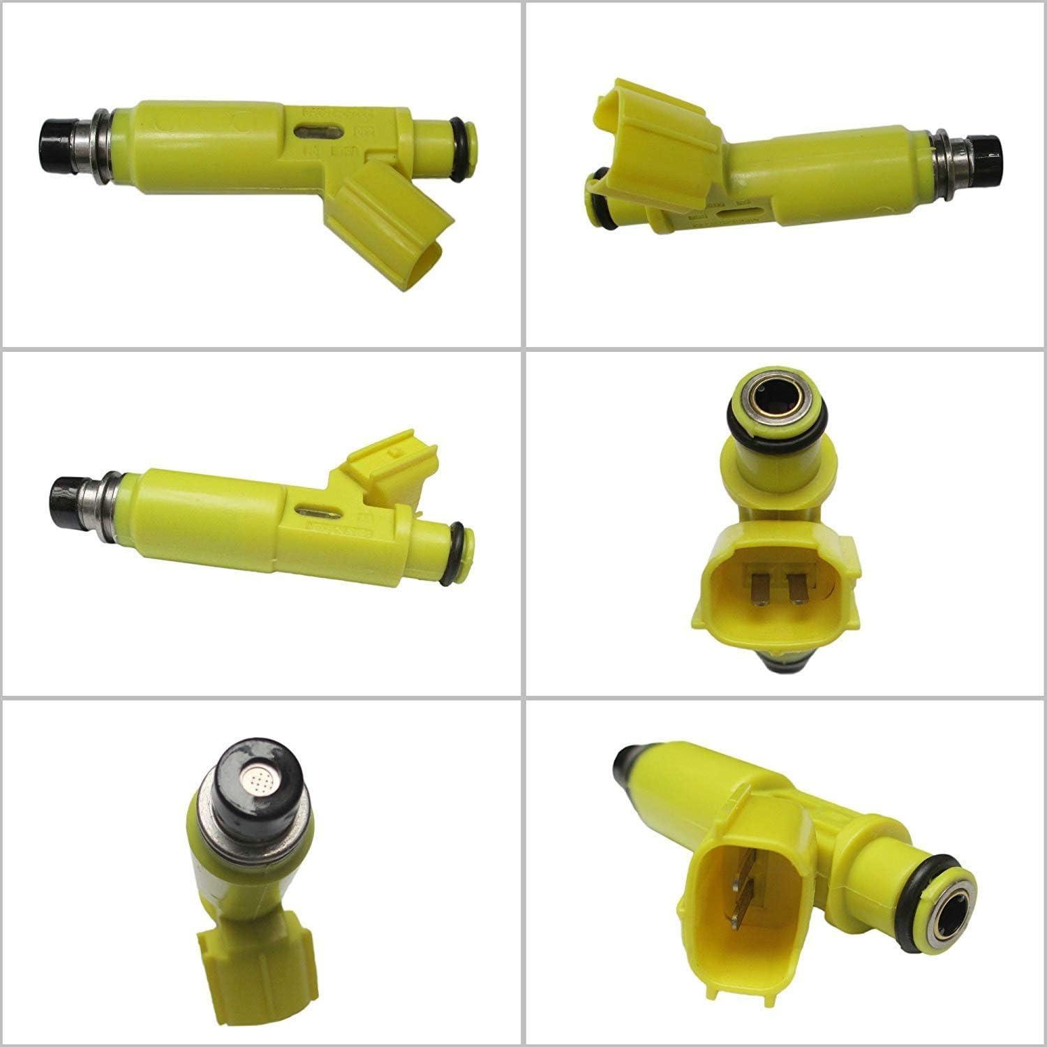 Set of 4 New Flow Matched Fuel Injector Nozzles 23250-28050 For Toyota RAV4 842-12266 M803 FJ639 1550357 4G1573 23250-0H010