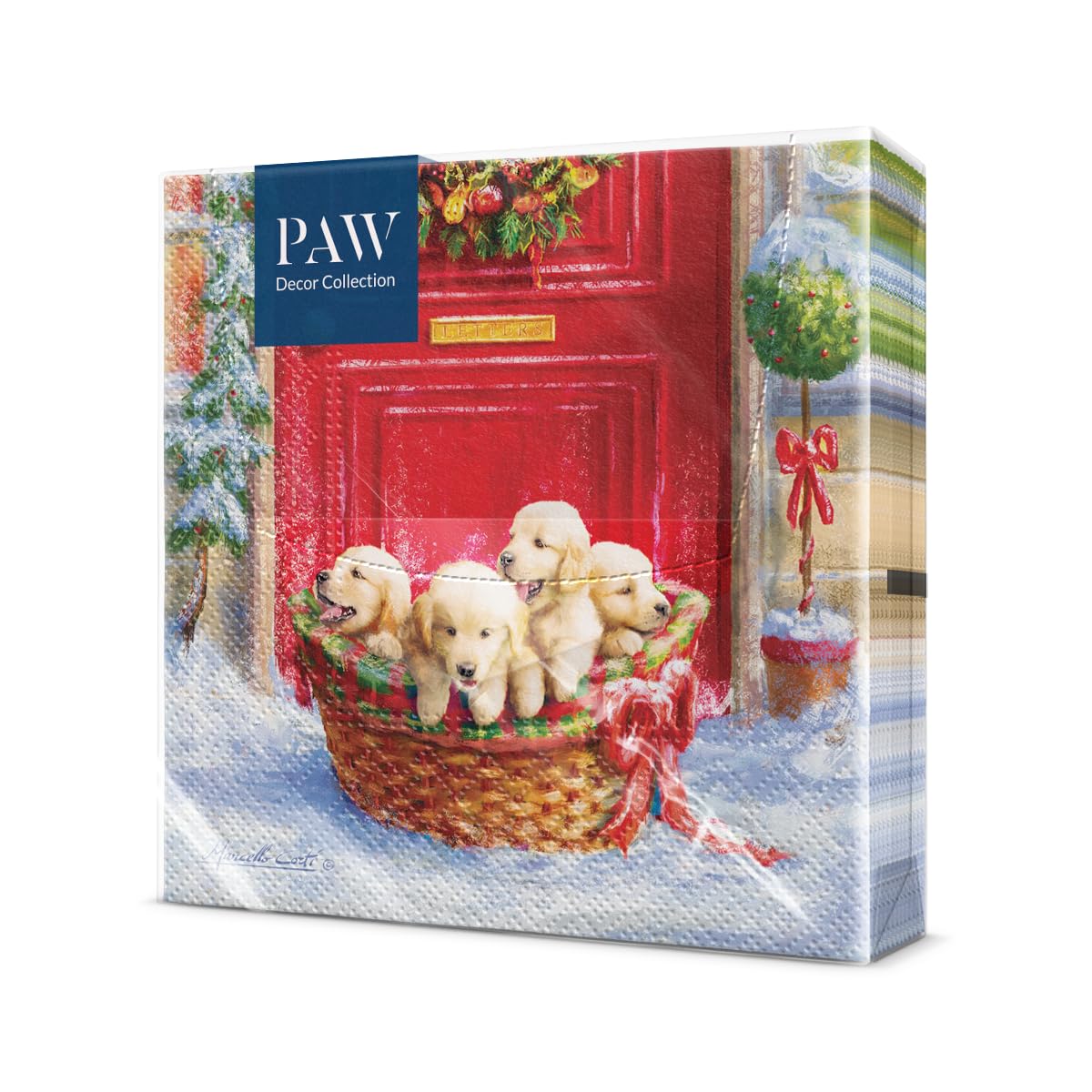 PAW - Servilletas de Papel 3 Capas (33 x 33 cm) | 20 Unidades | Servilletas de Navidad con motivos invernales y navideños | Ideales para la mesa festiva | Color: Christmas Atmosphere — view 42