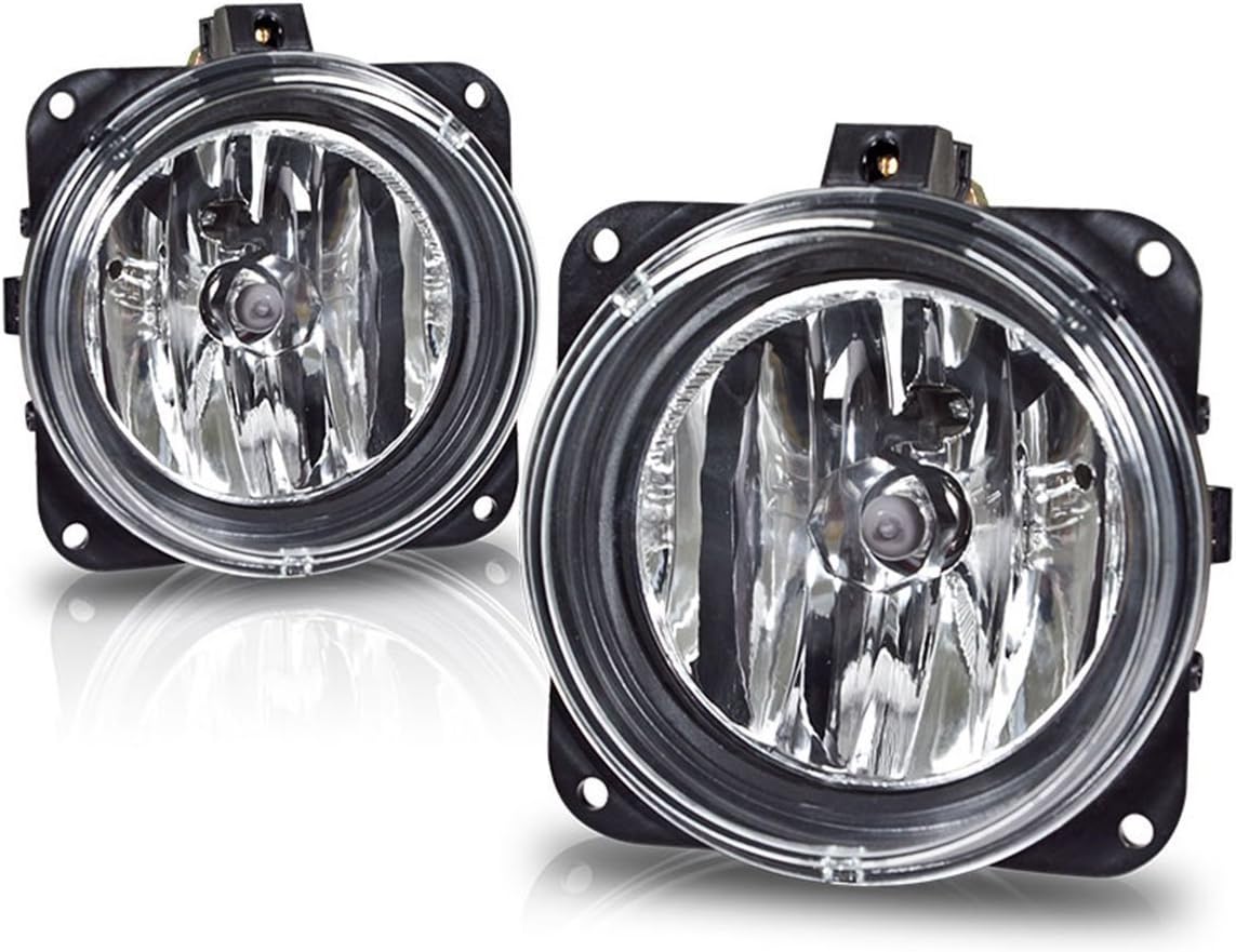 AUTOSAVER88 Fog Lights Compatible with 2002 2003 2004 Ford Focus (SVT Model Only) 2005 2006 Escape 2003 2004 Mustang (Cobra Model Only) 2002 Lincoln LS Fog Light Replacement ,with 12V 42W H10 Bulbs