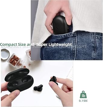 Charging Case Replacement Compatible with Beats Studio Buds & Studio Buds+, Charger with Bluetooth Pairing Sync Button & 660mAh Built-in Battery (Not Include Beats Studio Buds) Black