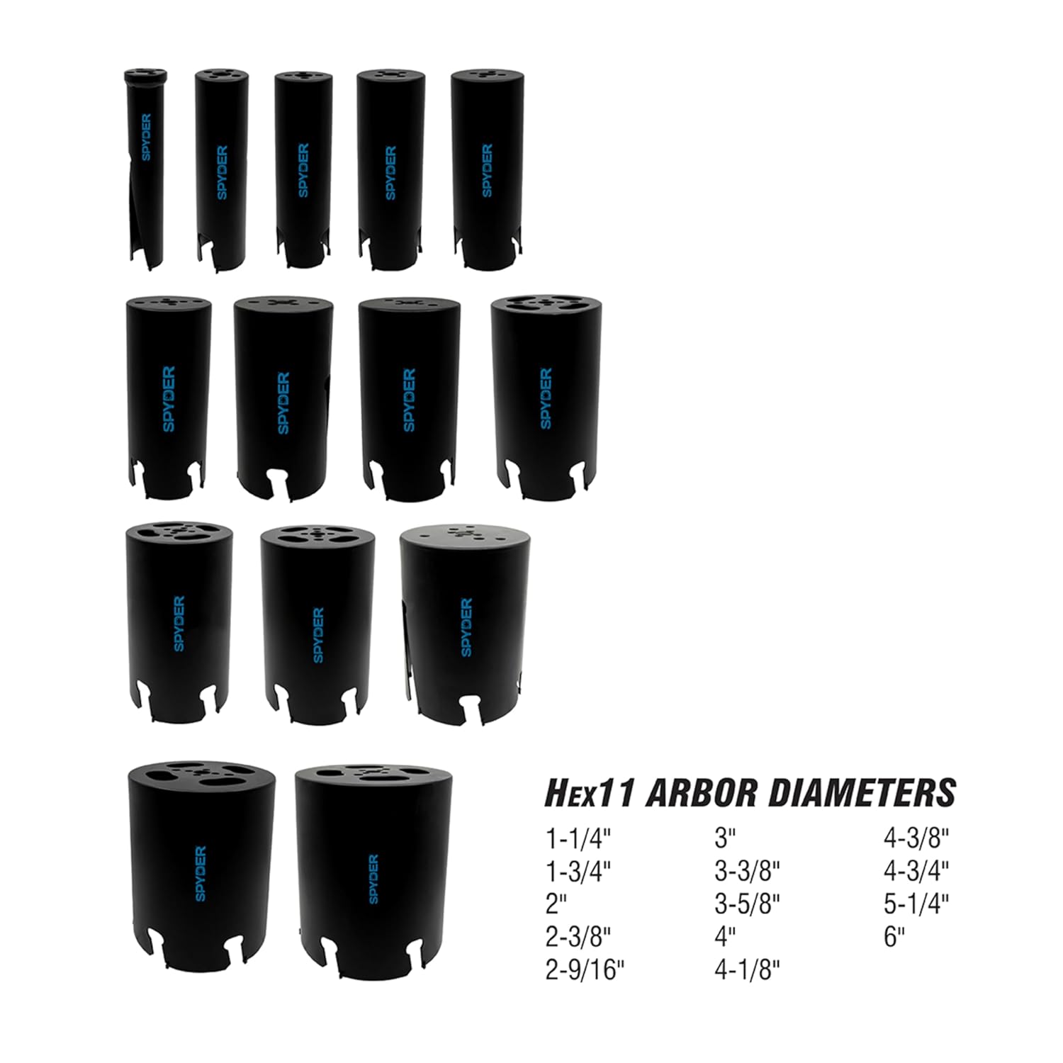 Spyder 10-inch Arbor and Pilot Drill Bit Replacement for Deep Cut Hole Saws, HSS for Use on Wood, Fiberglass, PVC, and More