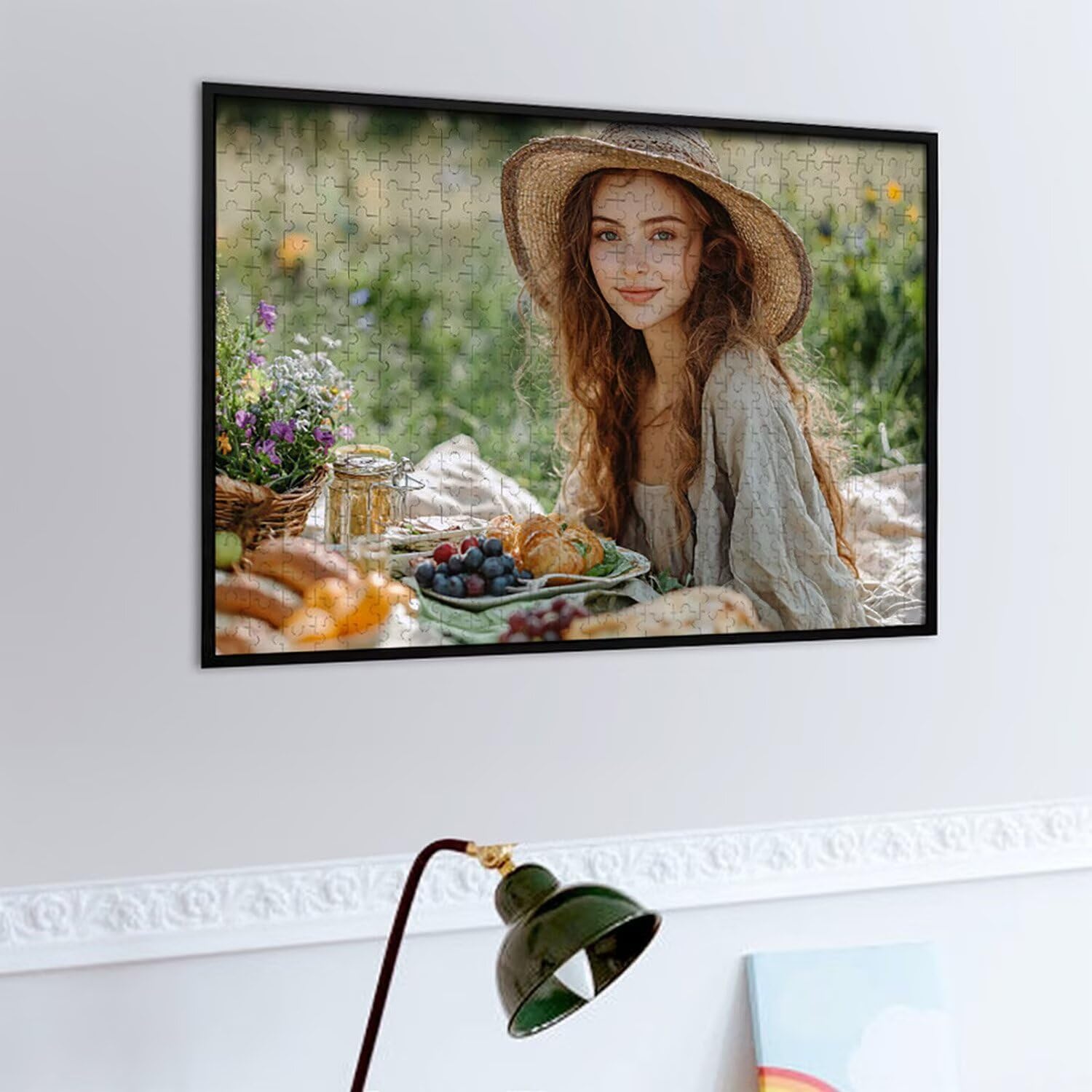 Personalisiertes Puzzle mit eigenem Foto - 1000/1500/2000/3000/4000/5000/6000 Teile: Gestalte selbst Puzzle, Adult Fotopuzzle - für Mama, Wedding, Familie zum Geburtstag Geschenke (5000 Teile) z-208