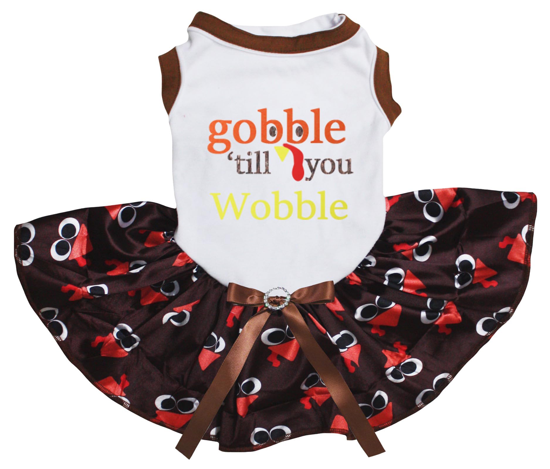 Robe pour chiot avec motif dinde pour habiller votre animal L