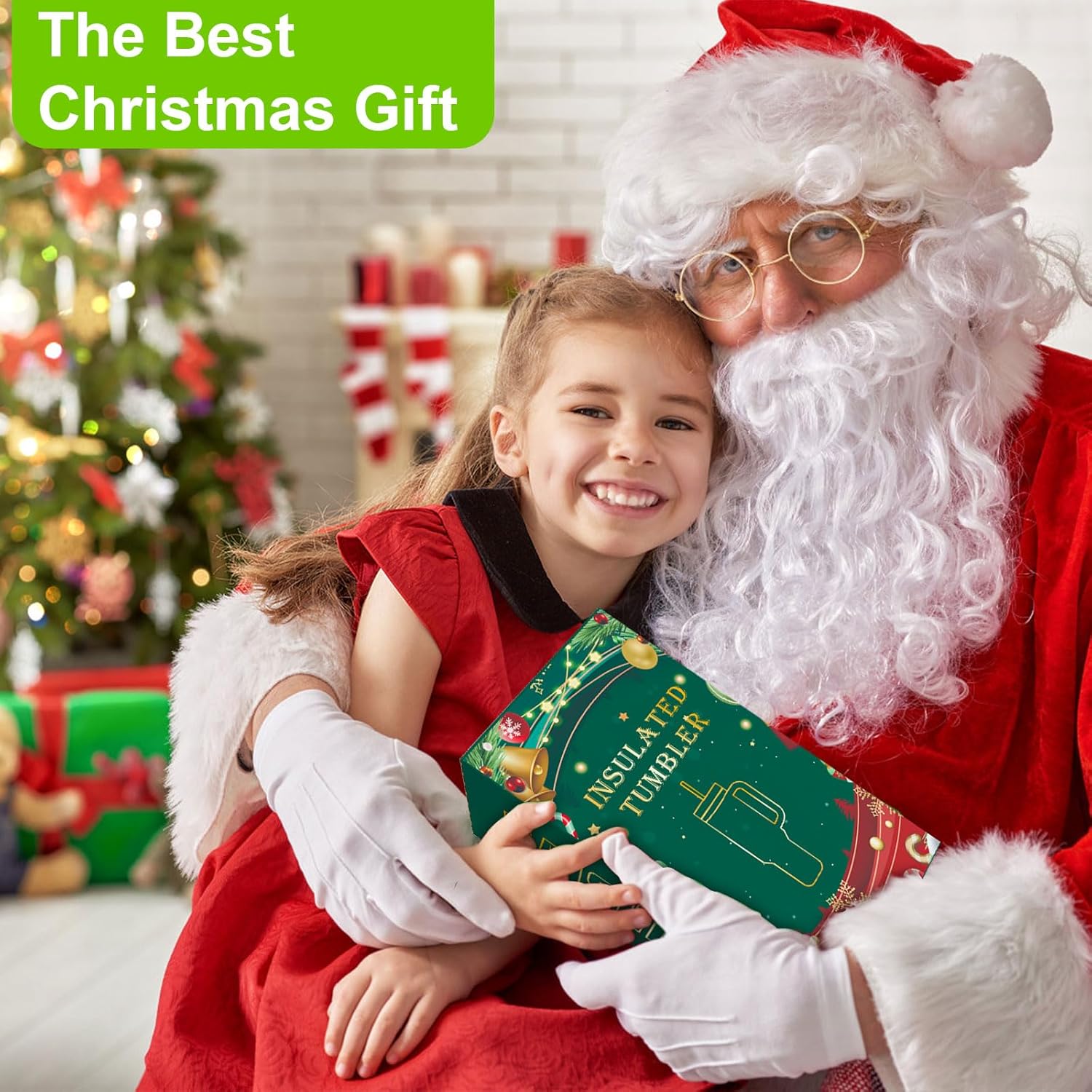 40 oz Christmas Grinchi Tumbler with Handle and Straw, Stainless Steel Tumbler with Lid Straw, Car Sports Travel Cup Gift 40oz Tumblers (Christmas 1) - Image 4