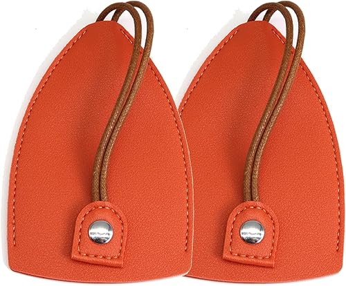 2 fundas para llaves de coche de piel sintética, soporte creativo extraíble para llavero de automóvil, protector de llavero inteligente de gran