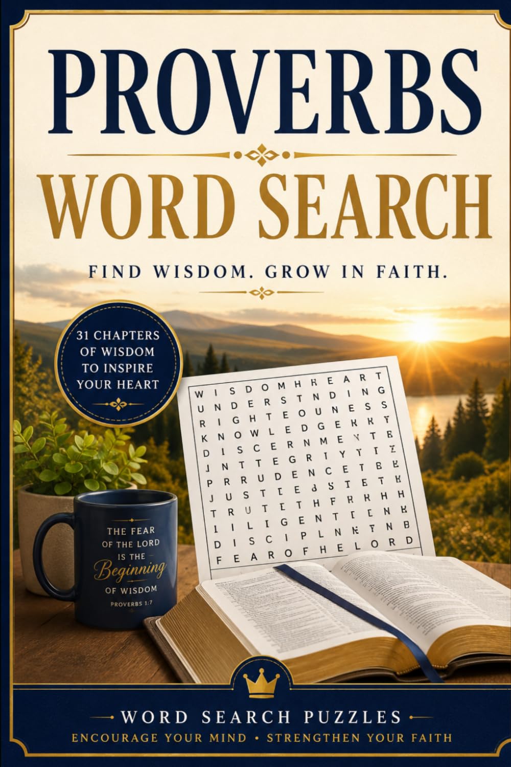 PROVERBS WORD SEARCH: Find Wisdom, Grow in Faith