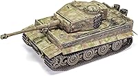 Vista 3 de Airfix WWII Tiger-1 Versión tardía 1:35 Tanque Militar Modelo de Plástico Kit A1364