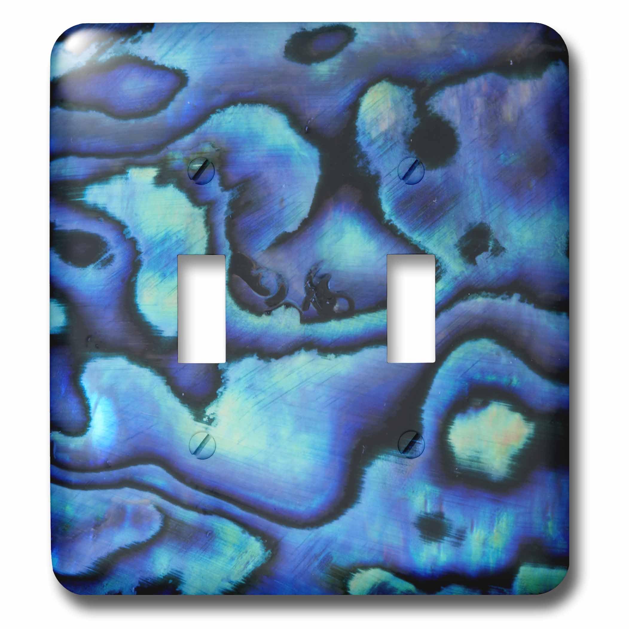 Interrupteur motif coquille de paua par David Wall pour une touche d'évasion marine