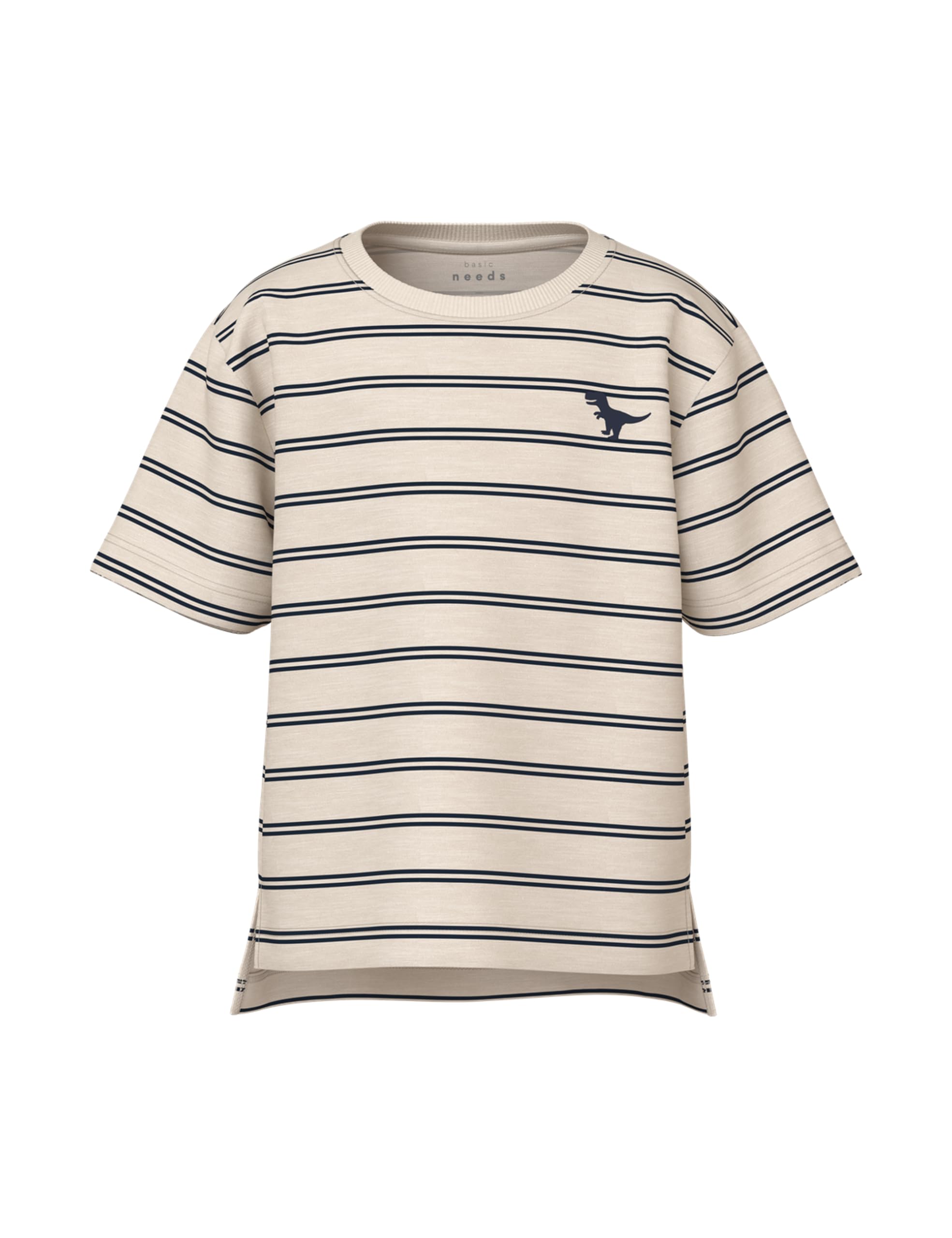 Nmmvoby Ss Nreg Top, whitecap gray, 122-128