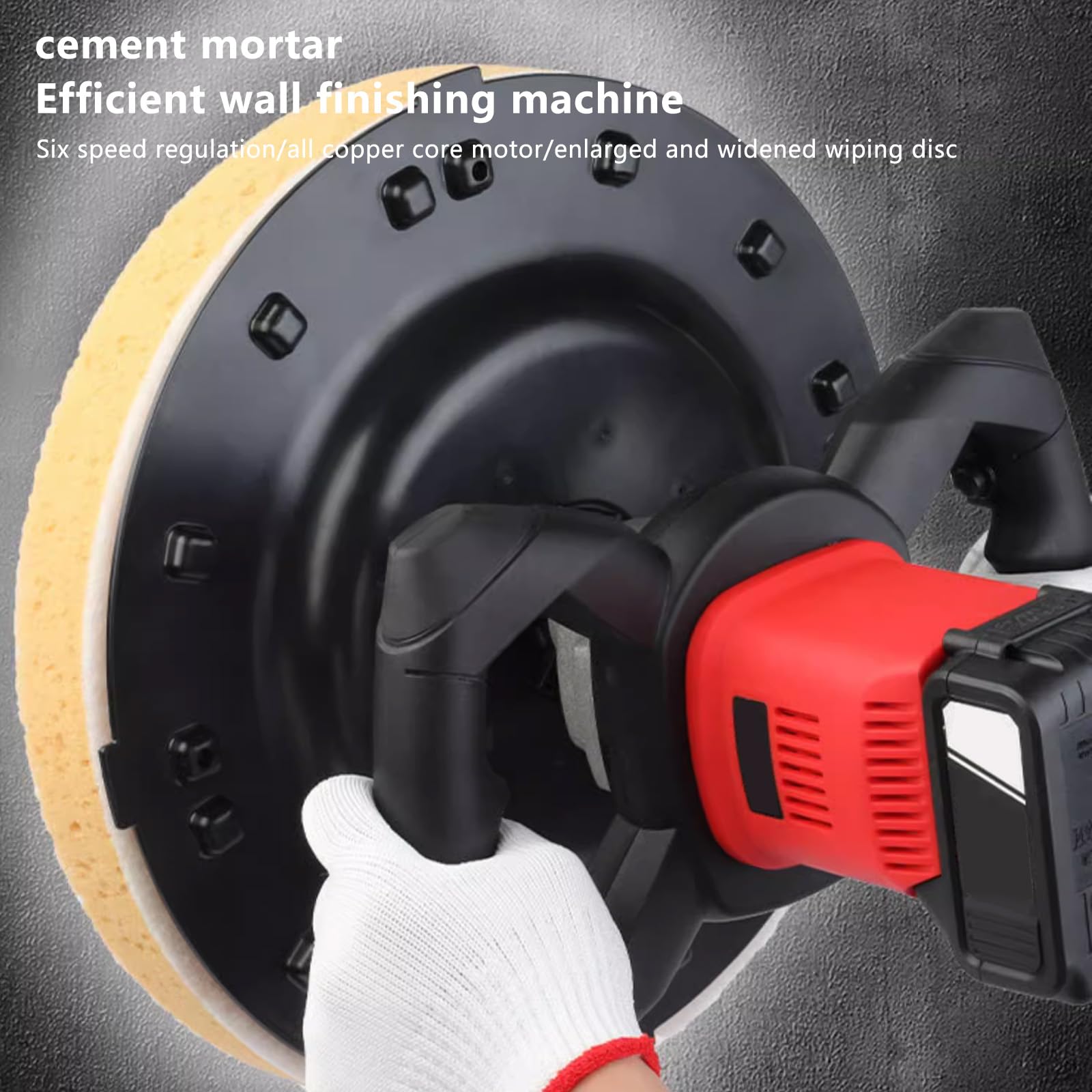 Elektryczna Zacieraczka Do Betonu,Elektryczna Kielnia O Mocy 21V,Polerka Do Wygładzania ścian,Elektryczna Kielnia Do Zapraw Tynkarskich,Szpachlówka Cementowa,Do Zagęszczania, Wykańczania,Pole