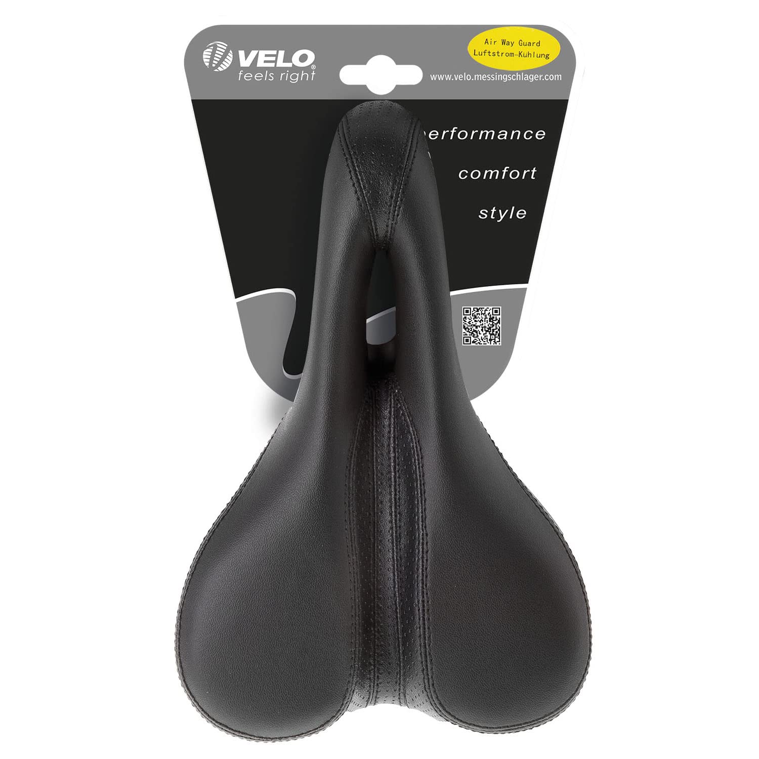 Velo Basic Deep Channel siodełko rowerowe // damskie