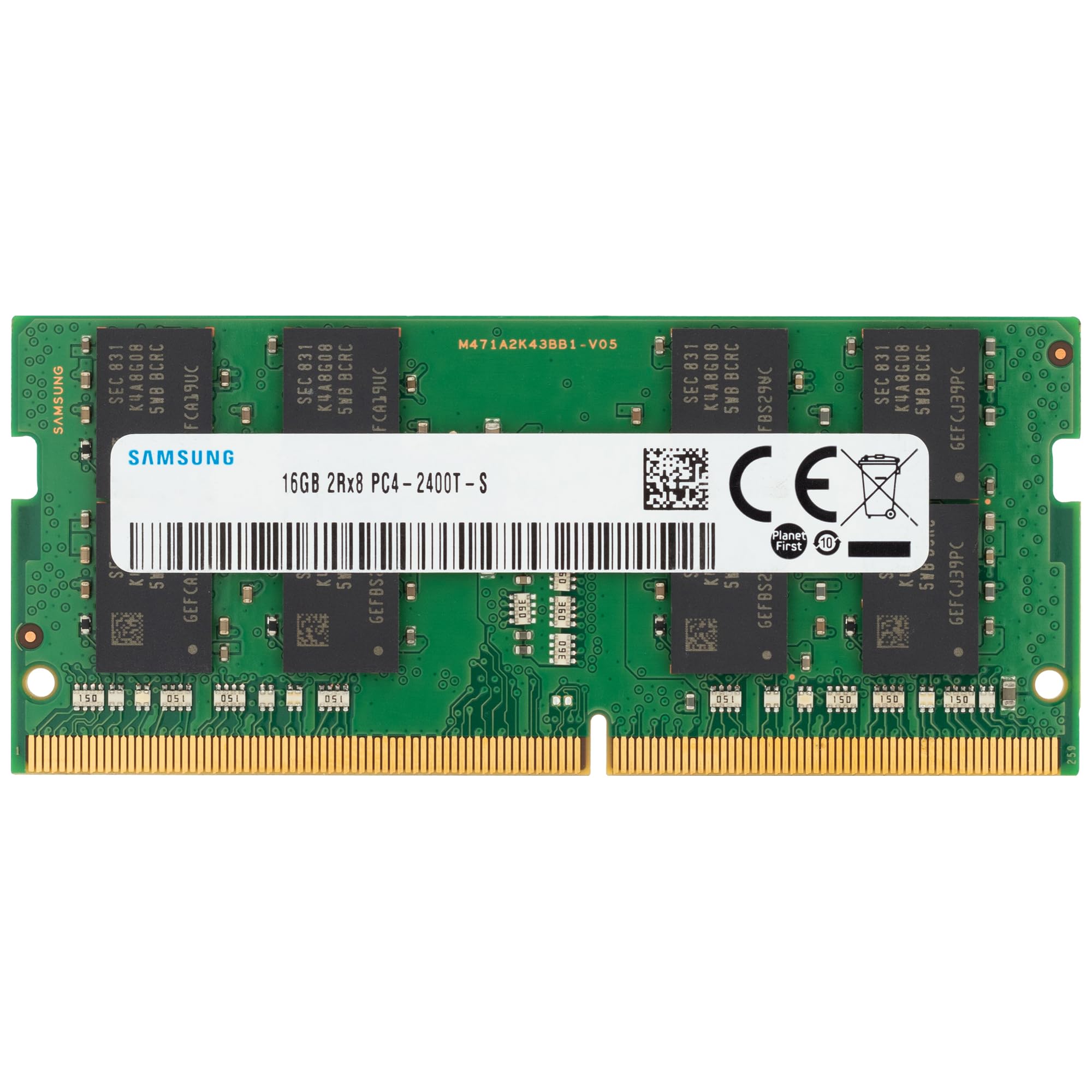 SAMSUNG - SAMSUNG 16GB PC4-2400T DDR4-19200 ノート Samsung 16GB DDR4 2400MHz PC4-19200 (PC4-2400T) CL17 SODIMM