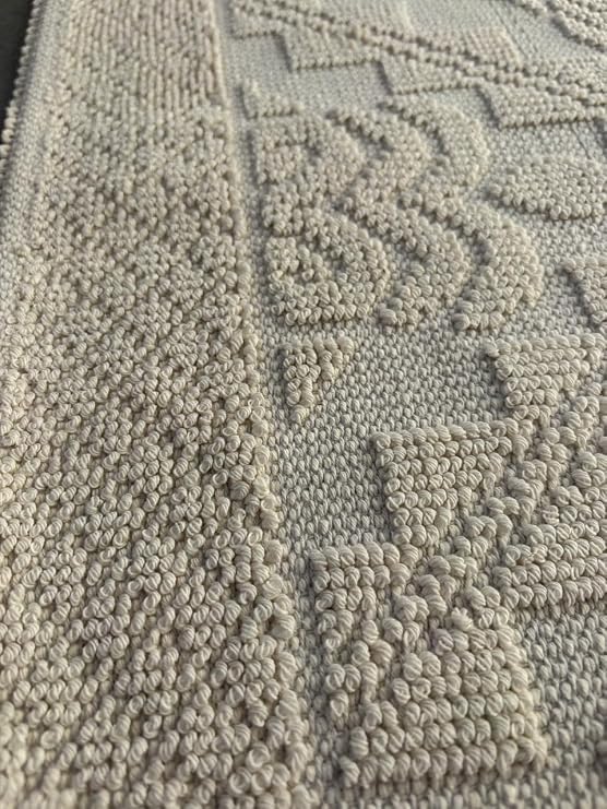 Beykoz Kilim Pamuk Dokuma Süper Su Emici, Banyo&Mutfak Halısı 60x100, Ekru