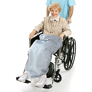 Classy Pal Lightweight Wheelchair Blanket, Waffle Weave Soft Blanket, 106cm L & 99cm W, Wheelchair Accessories, Grey Blanket, Elderly Gifts