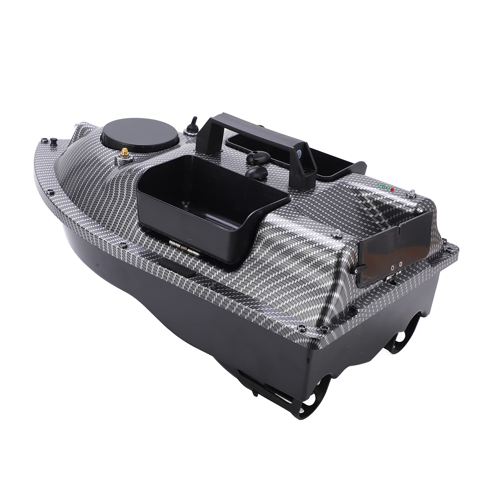 XINL Barca per Esche da Pesca GPS, 7.4V 5200mAh 500M Cercatore di Esche da Pesca Barca per nidificazione compatta per la Corsa per la Competizione