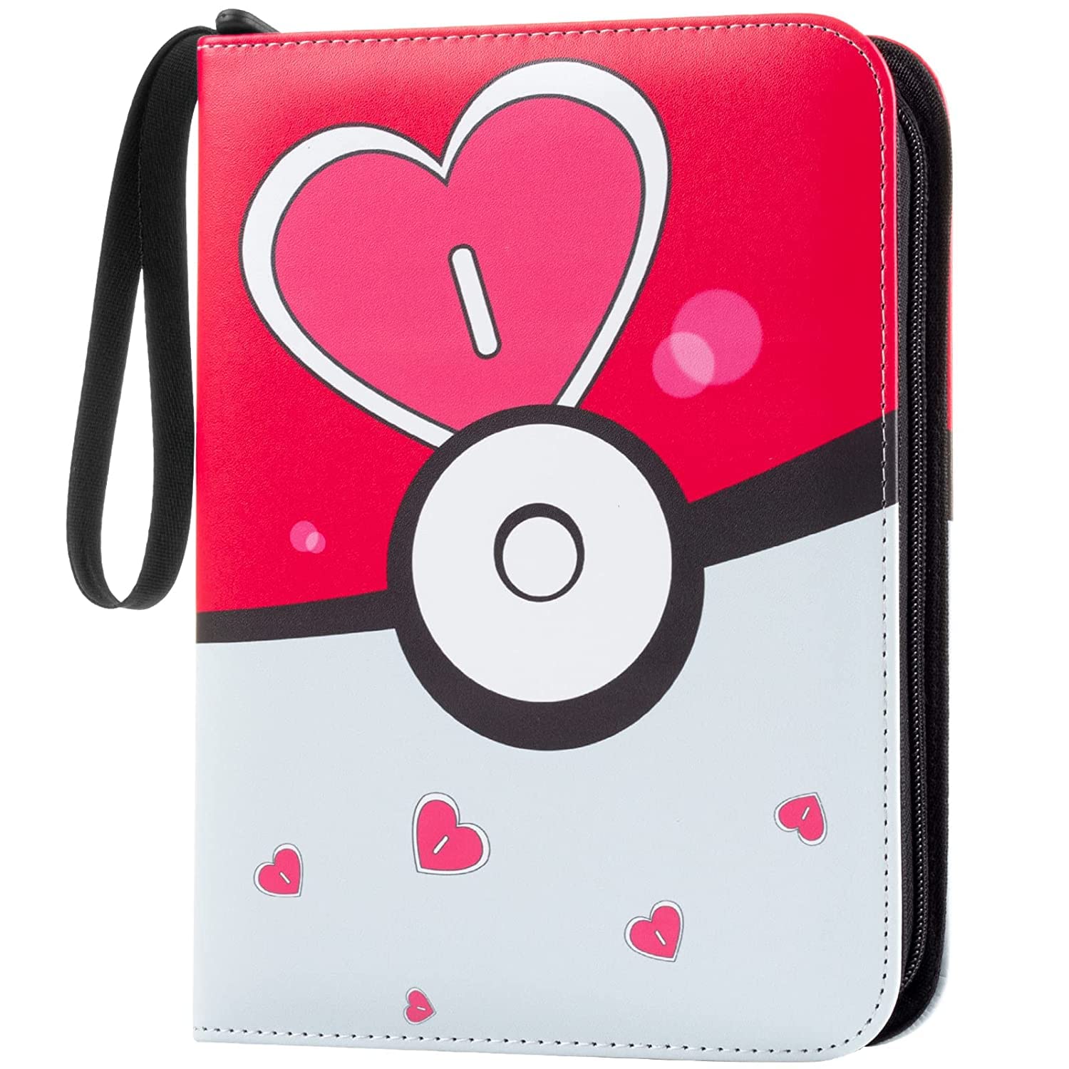 YiringEve Card Binder 4-Pocket, 440 Pockets Trading Card Collection Binder with Sleeves, Cards Collector Album Holder, Gifts for Girls Toys, Pink