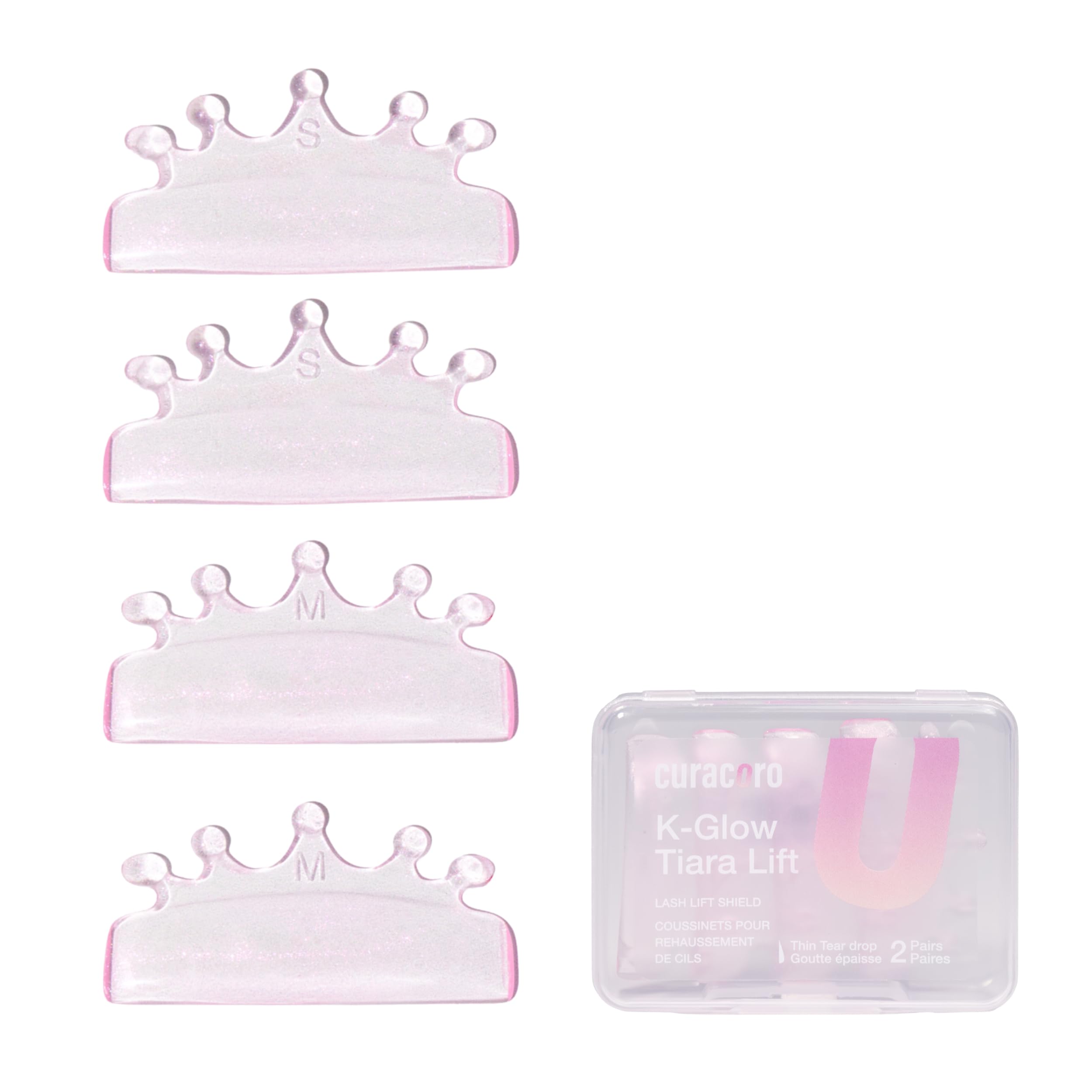 Curacoro Lash Lift Shields, 4 Pcs/2 Sizes, Korean Eyelash Lift Pads, Self Adhesive Eyelash Lifting Signs for Stretching and Curling, Reusable Silicone Lash Sticks for Eyelash Lamination-image-47