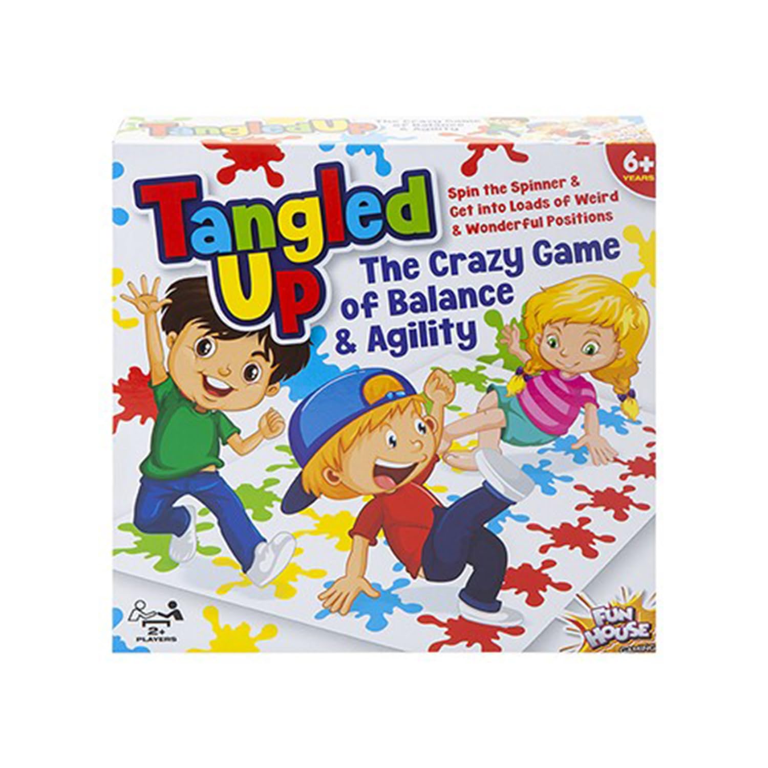 Interactive 'Tangled Up' Jumbo Floor Mat Game - 166cm x 118cm (1 Pc.) - High-Quality Material - Perfect for Family & Friends