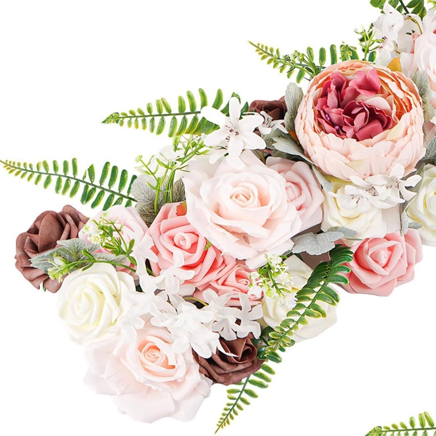 Ｍｉｌａｇｅｔｏ シミュレーションフラワースワッグウェディングアーチフラワーアレンジメント 背景壁用 2個