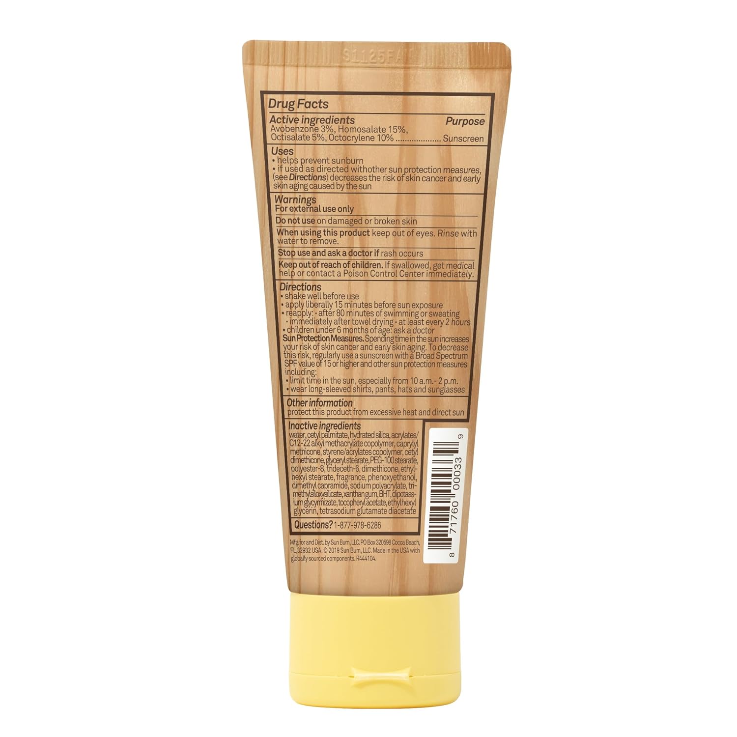 Sun Bum Original SPF 70 Sunscreen Body Lotion - Broad Spectrum Moisturizing Sunscreen with Vitamin E - Hawaii 104 Act Compliant (Made without Octinoxate & Oxybenzone) - Travel Size - 3 oz - Image 7