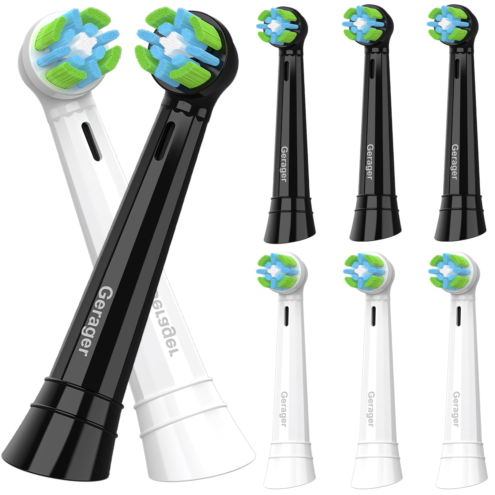 8 Pack Toothbrush Replacement Heads Compatible with Oral B iO Toothbrush Heads Compatible with Oral B iO 3