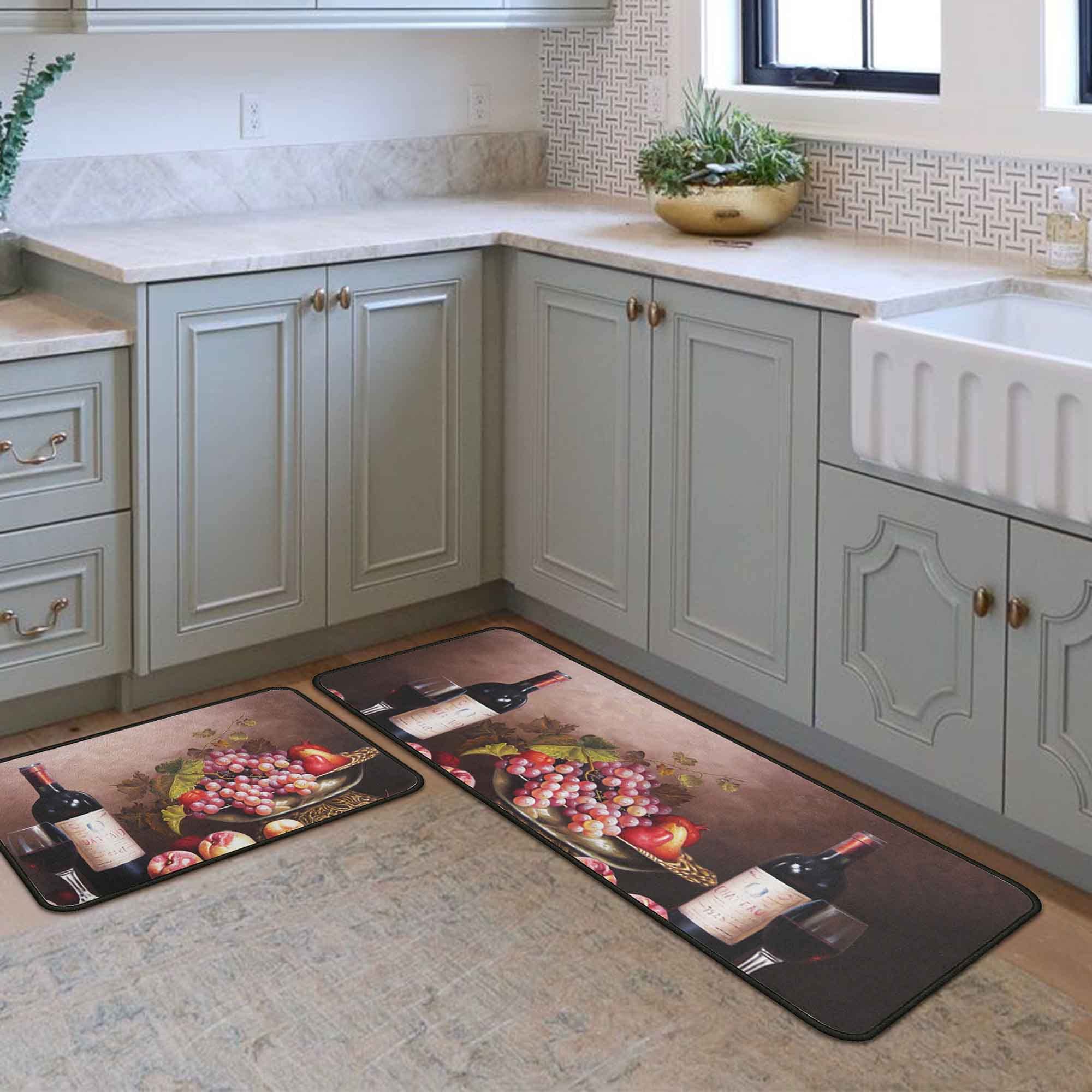 Wine Themed Kitchen Rugs Wine Theme Kitchen Rugs Polyester Non Slip