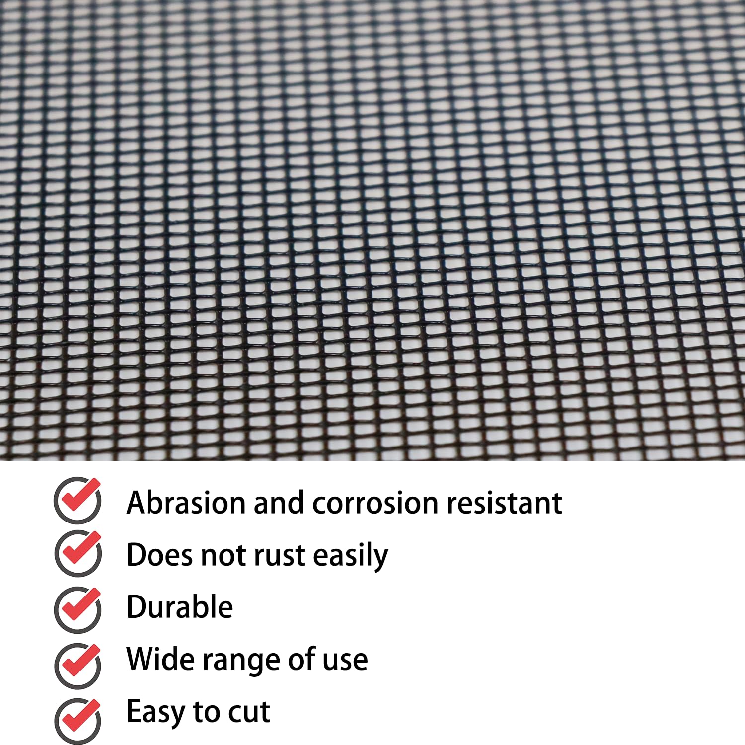 Wire Mesh PVC Coated Galvanized,16 Mesh Woven Woven Wire Mesh for Vent, Cage, Cabinets Mesh, DIY Project. (1 ROLL, 23inch x 118inch)