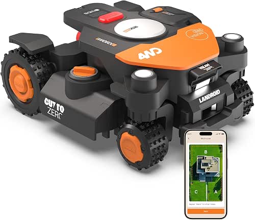 WORX Vision Cloud 4WD WR344E Robot Tondeuse 4000 m²