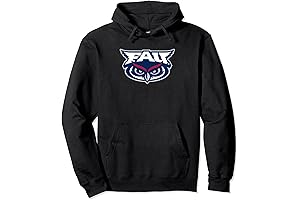 Florida Atlantic Owls Icon Officially Licensed Women's Pullover Hoodie