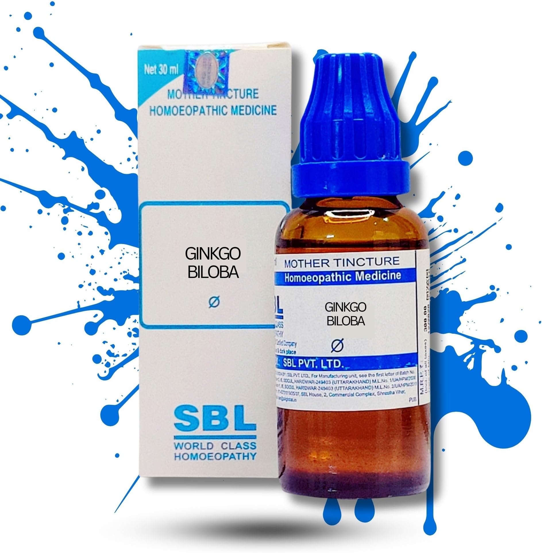 SBL Ginkgo biloba mother tincture q || Pack of 2(30mlx2) || Sold By Junsu®