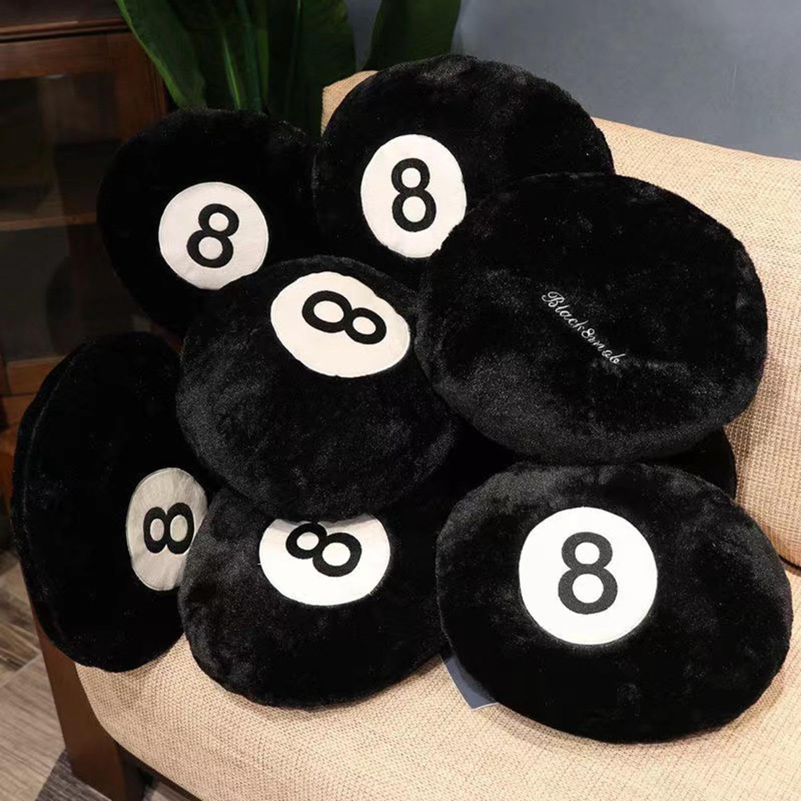 SAZ DEKOR® 5x Billiard Pool Ball Pillows Photo Prop Plush Pillows for Home Household Sleeping|Home Items for Living Room, Home & Garden, Home Product, Flower Planters for Home-office-Lawns|