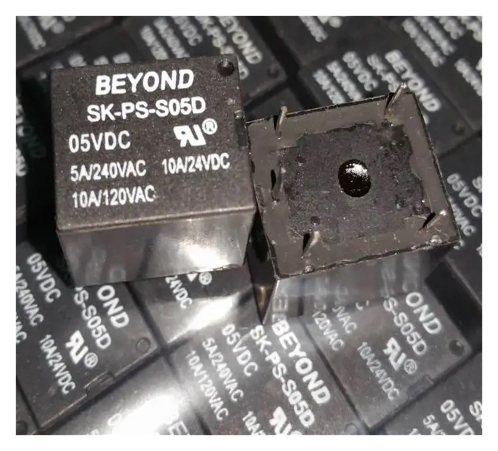 Relé de 5 pines SK-PS-S12D conmutador electromagnético T73-1C 12V para proyectos de automatización 4