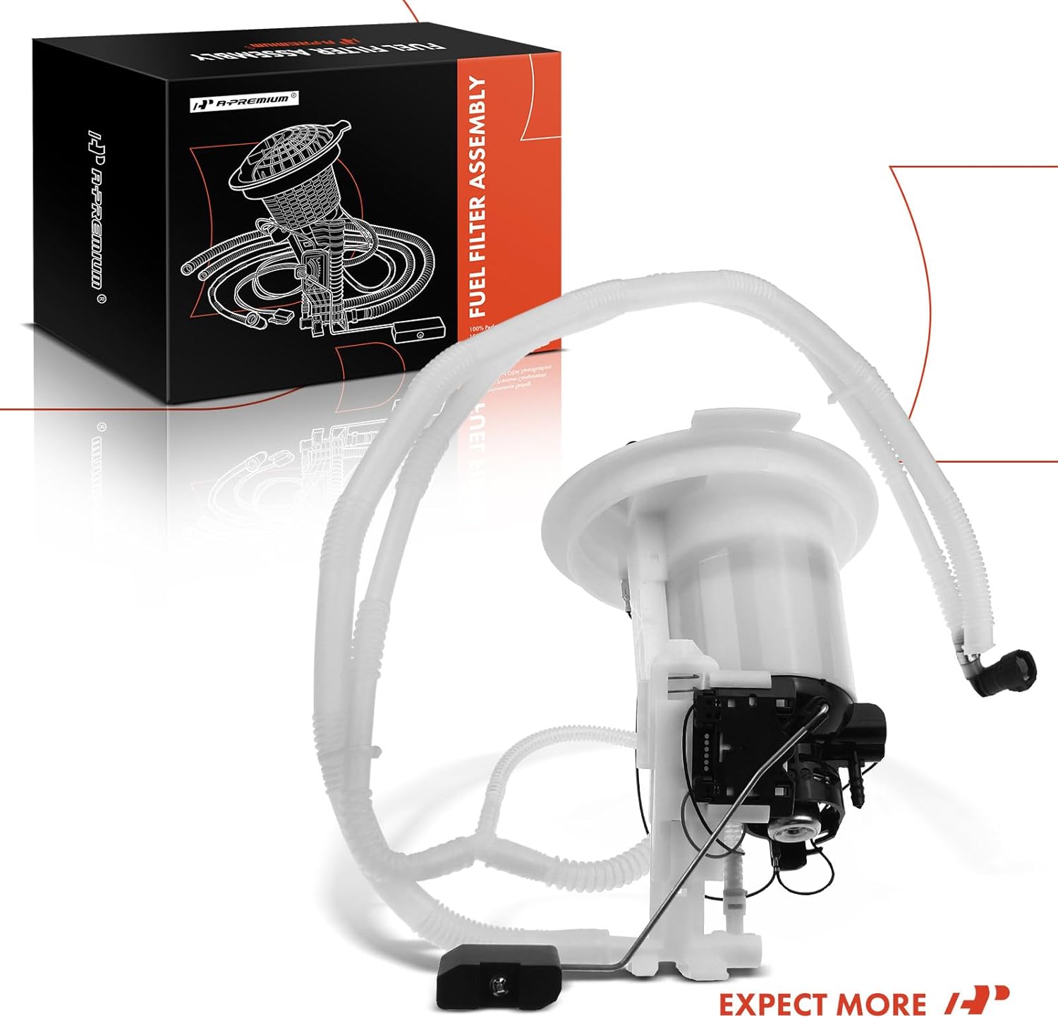 A-Premium Fuel Filter Assembly with Float Compatible with Mercedes-Benz C300, C350, E350, 2012 2013 2014 2015 2016, 3.5L 3.0L, AWD, Automatic Transmission, Replace# 2184700694