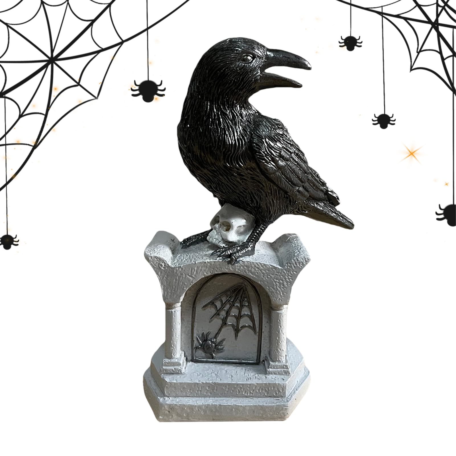 Figurines de cimetière gothique statue d'Halloween pour jardin