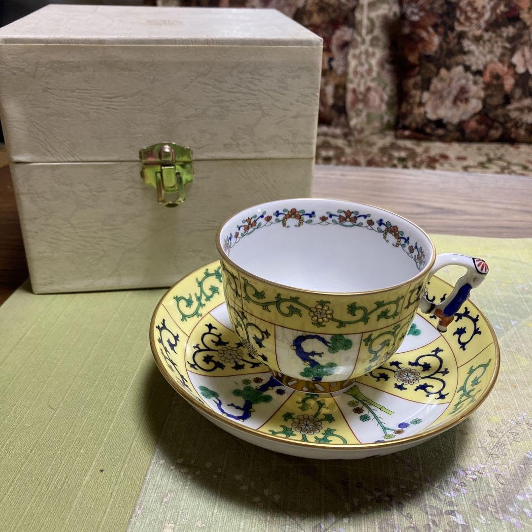 ヘレンド西安の黄カップ＆ソーサーラージサイズ