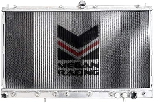 Megan Racing MR-RT-M3GT T-6061 Aluminum Single Core 2-Row Performance Radiator MT ONLY