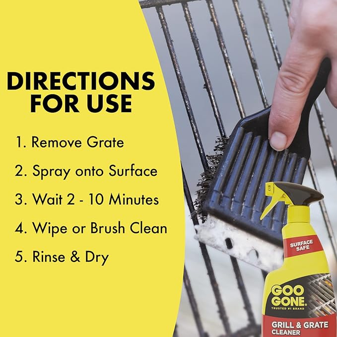 Goo Gone Grill and Grate Cleaner - 24 Onzas - Limpiador miniatura 7