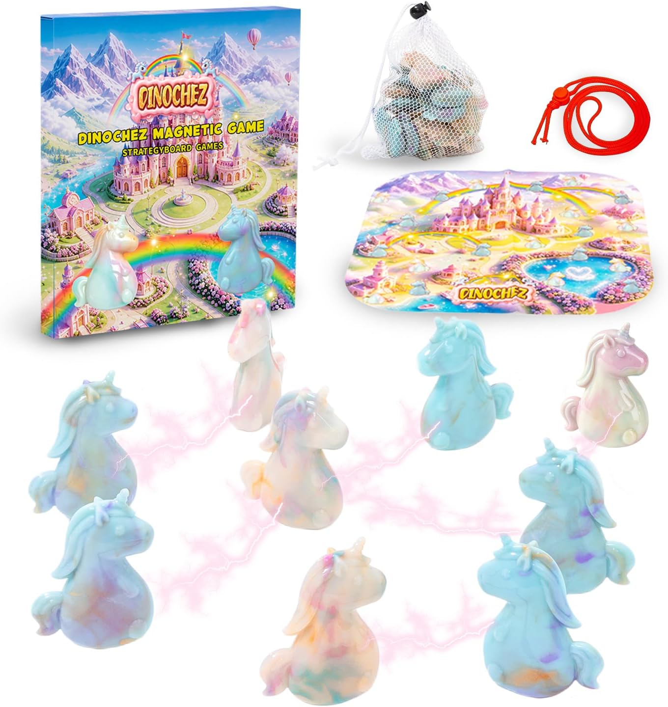Magnetic Chess Game Unicorn Toys Girls