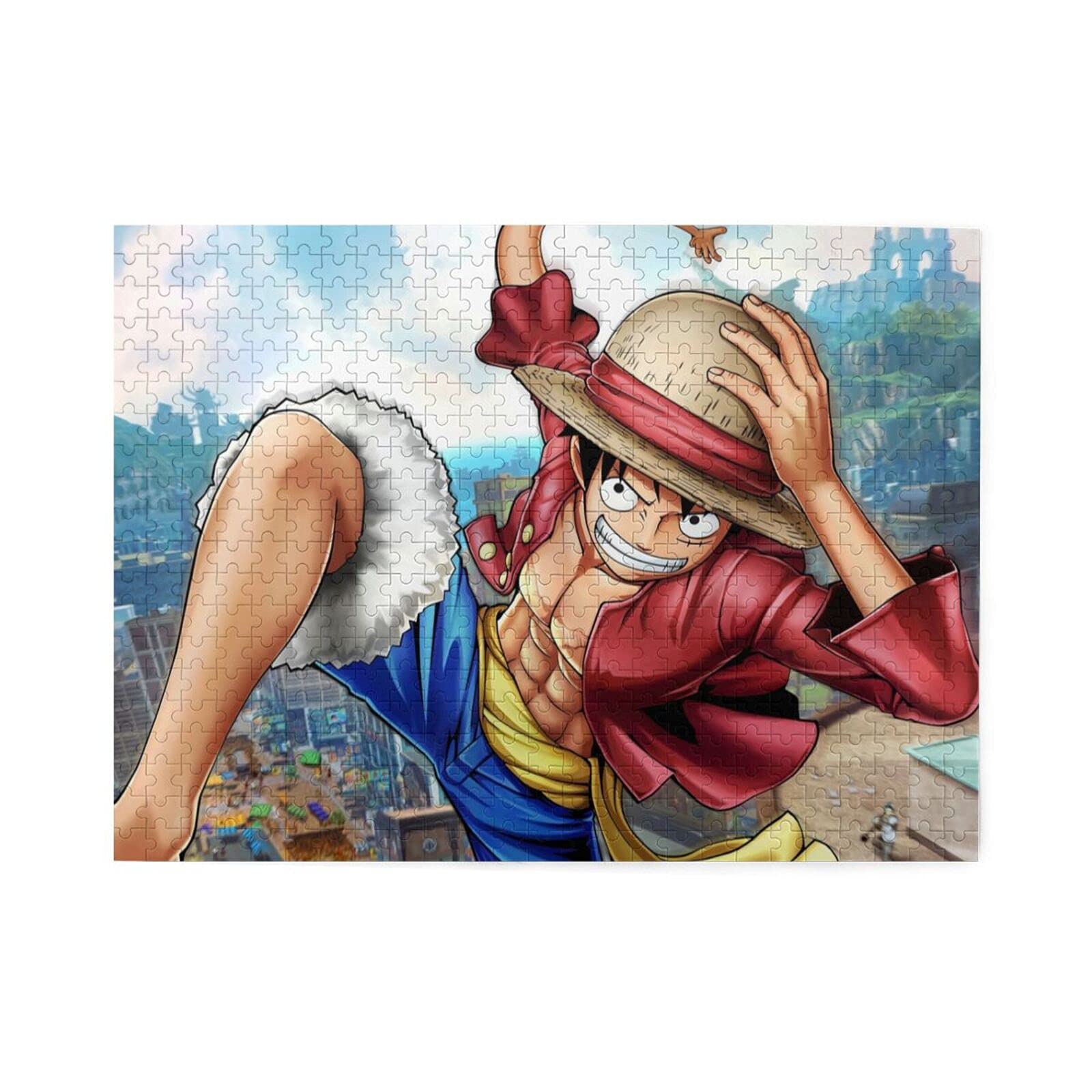 One Anime Piece Puzzle Games and Fun Family Games,Wooden Puzzles, Environmental Friendly Material， 500 Pieces