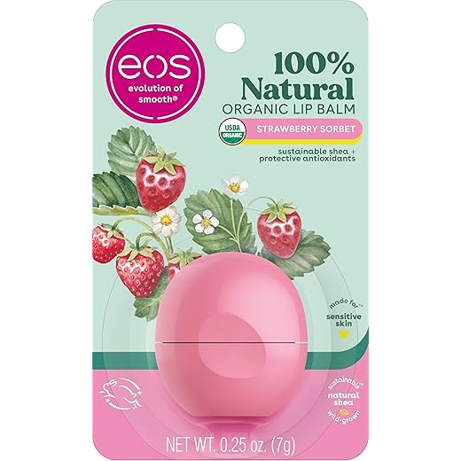 eos Strawberry Sorbet Organic Lip Balm