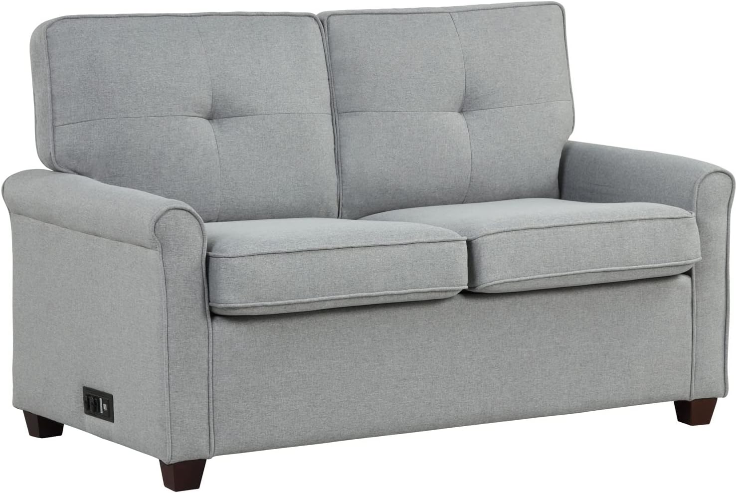 Lifestyle Solutions Armisen Sofá cama color gris Yaxa Guatemala