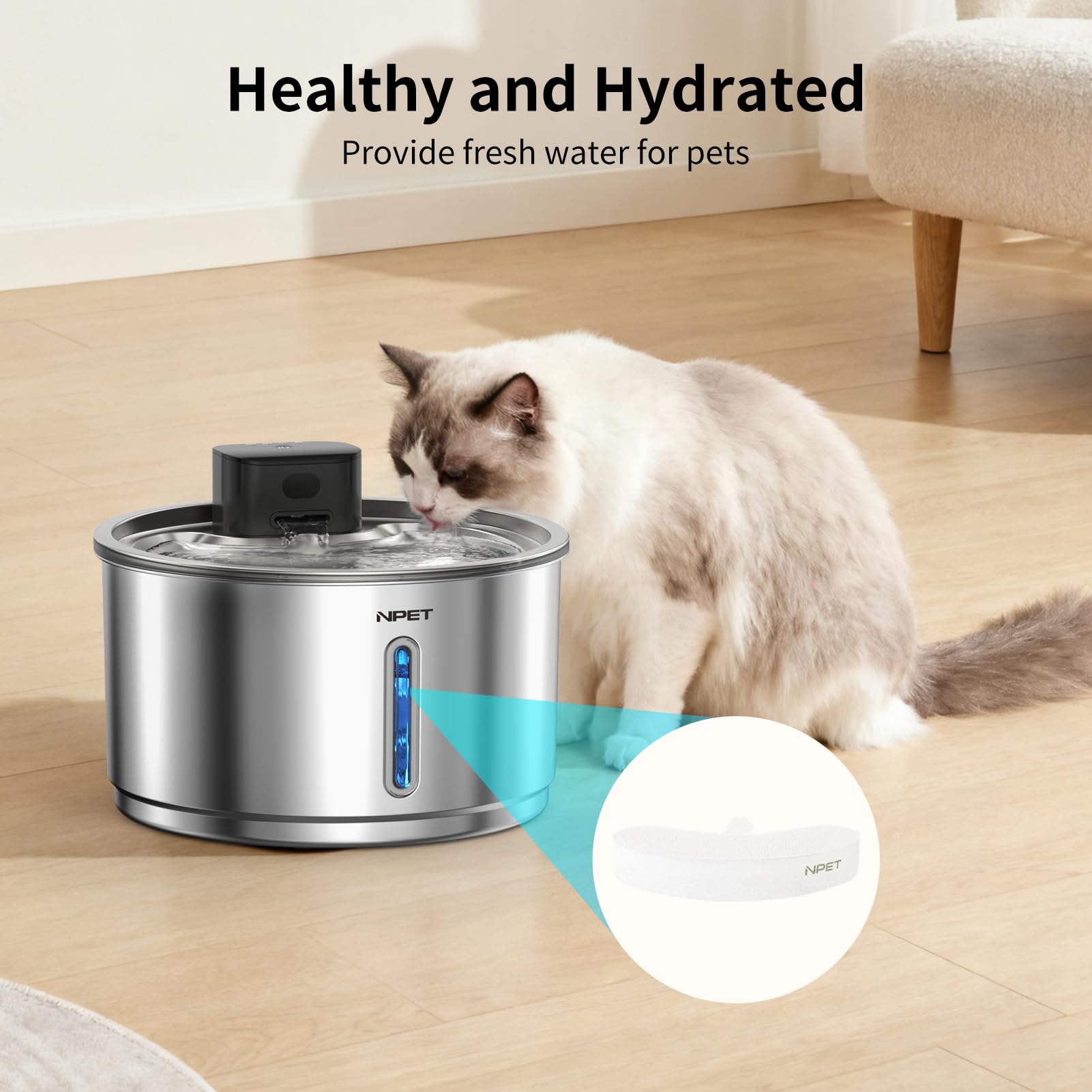 Amazon.com : NPET Replacement Filters for WF210plus-WM Stainless