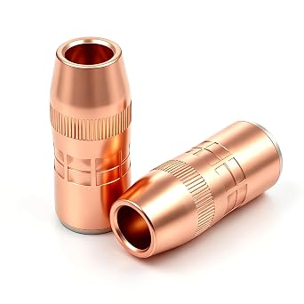 N-5818C MIG Welding Outside Nozzle for Bernard Centerfire Gun 1/8" Recess 5/8" Bore Dia. PKG/2