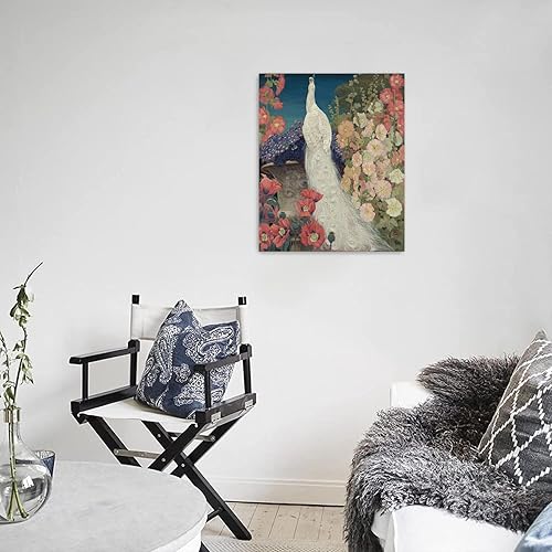 Miniatura 4 de Jessie Arms Botke Prints, pinturas famosas impresas en lienzo, pavo real y holvejos, reproducción de 1926 en lienzo de pájaros, lienzo para pared,