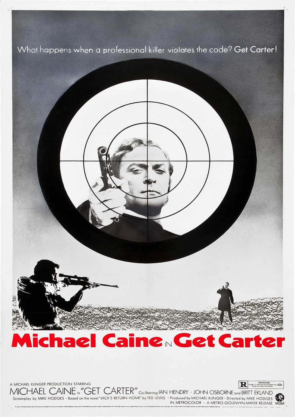 Omg Printing Get Carter Michael Caine Poster/Print/Picture Satin Photo Paper - A4-210Mm X 297Mm