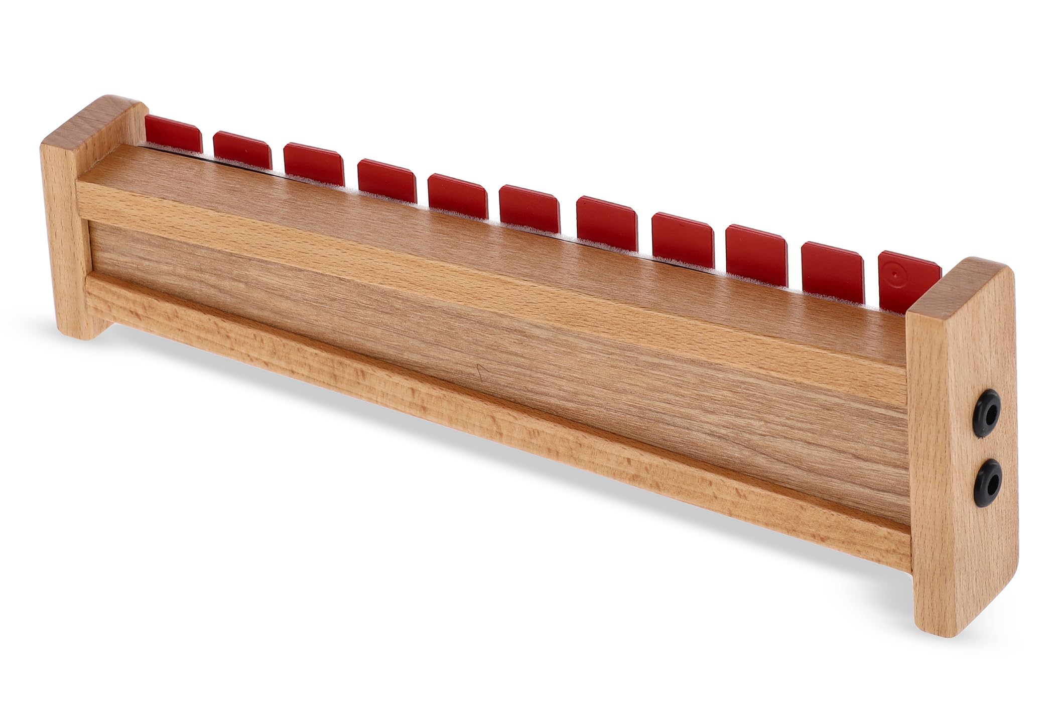 GEWA, Glockenspiel/Carillon G11, G11R Piastre rosse, Estensione C''-F''', Con borsa e porta-battenti, Con due battenti in legno, Lega d'acciaio speciale
