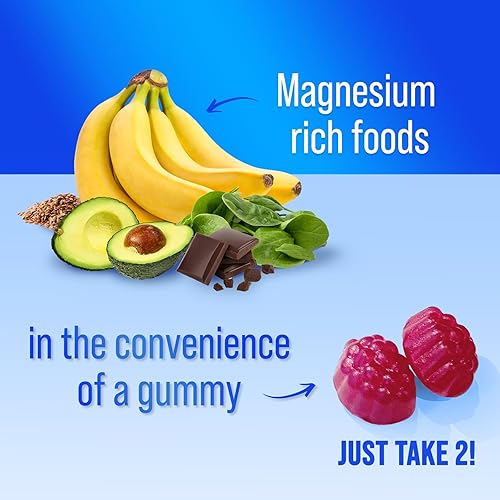 Miniatura 7 de Gomitas de magnesio  Suplemento de citrato de magnesio de alta absorción para apoyo relajante para adultos y niños  Gomitas de magnesio calmantes