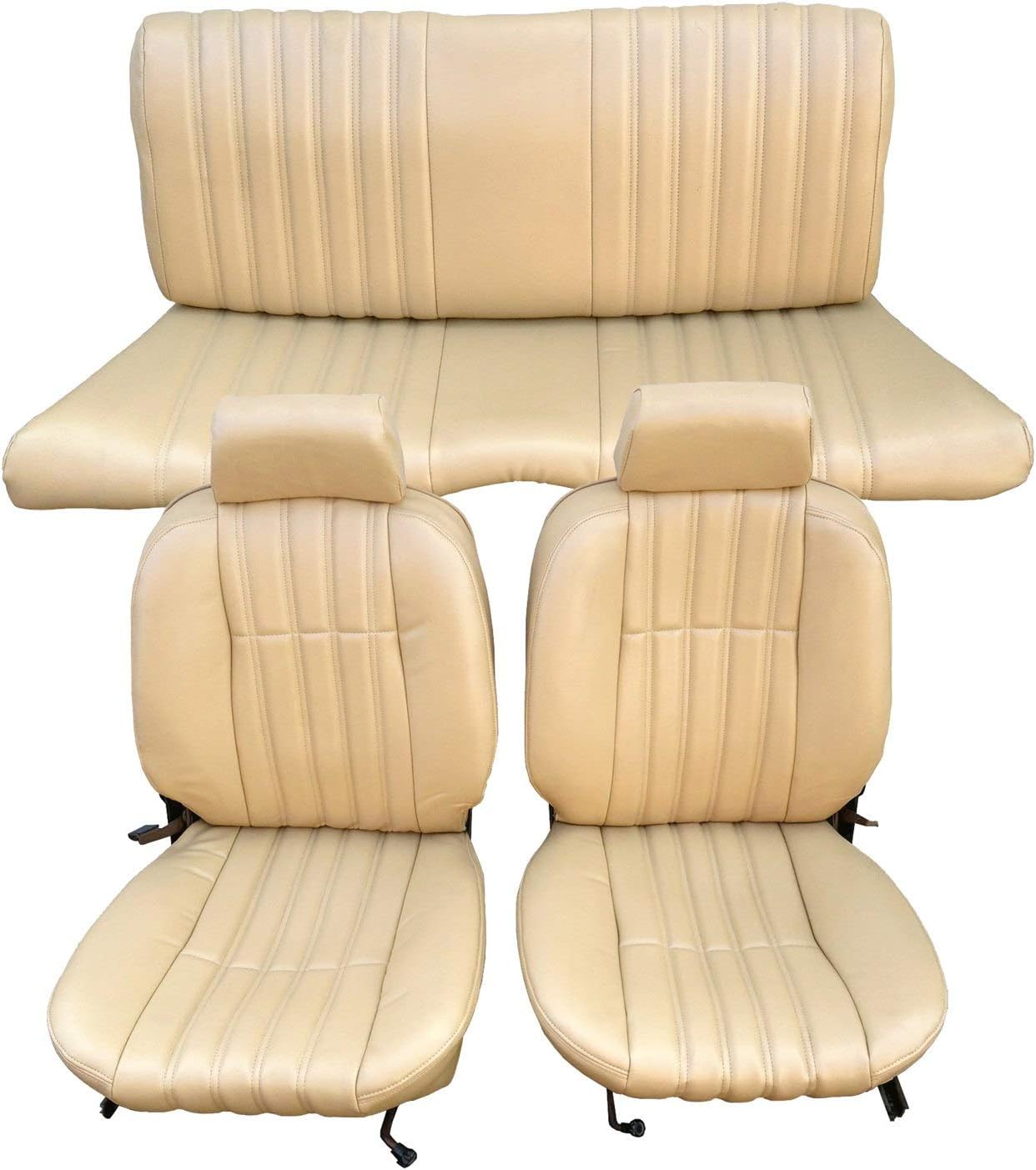 Acme U815958 Front Black Vinyl Bucket Seat Upholstery